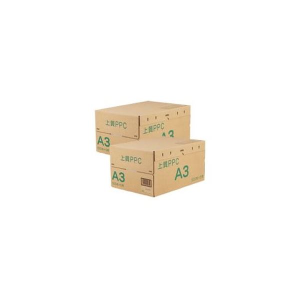 (まとめ）上質PPC用紙 NY A3 1セット(5000枚:2500枚×2箱)〔×3セット〕 【北海道・沖縄・離島配送不可】