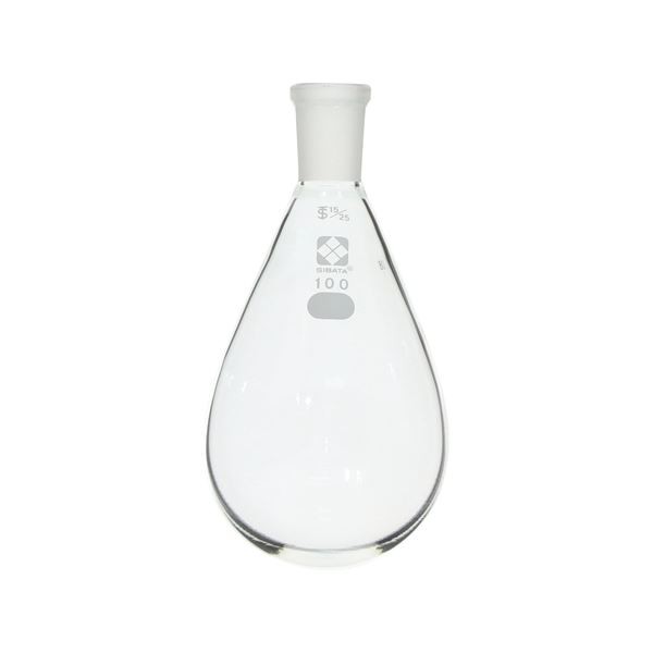 共通摺合なす形フラスコ 100mL 〔005370-15100〕 【北海道・沖縄・離島配送不可】の通販はその他文房具・事務用品