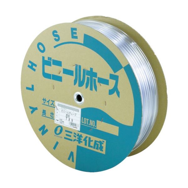 三洋化成 透明ホース 7×9 100m ドラム巻 TM-79D100T 1巻 【北海道・沖縄・離島配送不可】