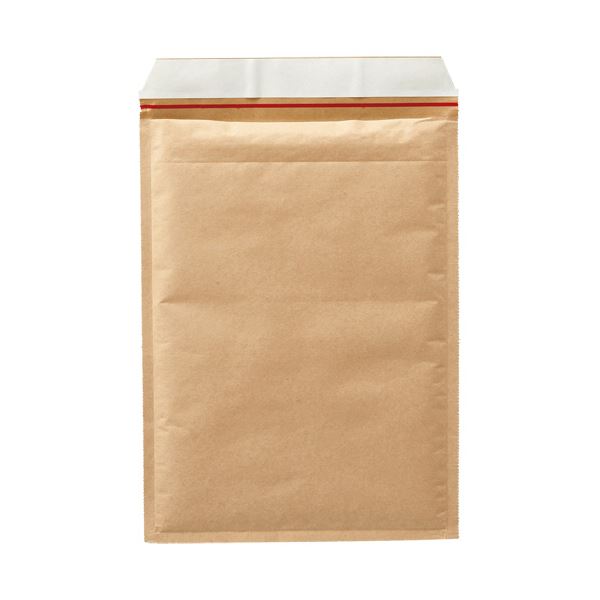 TANOSEE クッション封筒 A4用 内寸235×330mm 茶 1セット（200枚：100枚×2ケース） 【北海道・沖縄・離島配送不可】