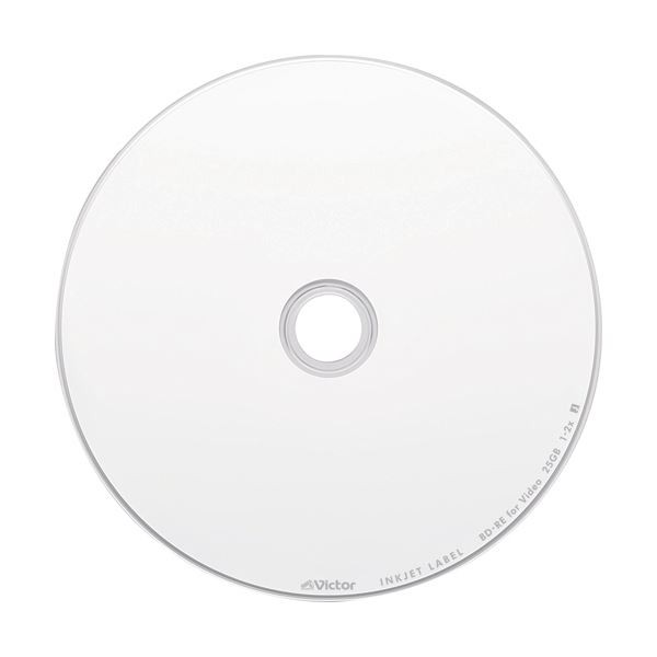 (まとめ)JVC 録画用BD-RE 130分1-2倍速 ホワイトワイドプリンタブル スピンドルケース VBE130NP25SJ1 1パック(25枚)〔×2セット〕|au PAY マーケット