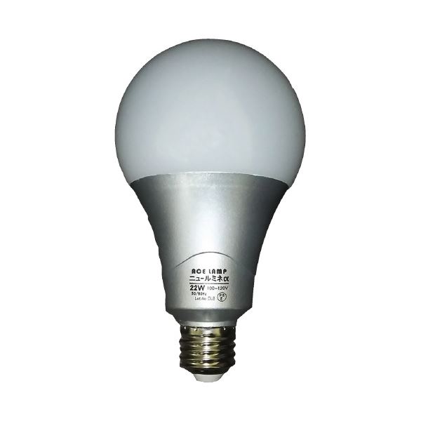 （まとめ）WINGACE LED電球 ニュールミネα22W LED-L22A（×5セット） 【北海道・沖縄・離島配送不可】