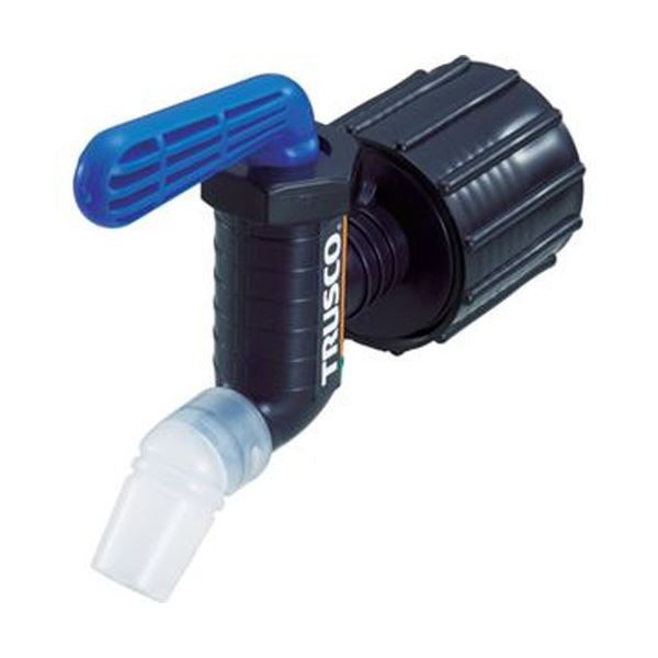 （まとめ）TRUSCO 樹脂製給油コックキューちゃん 口径40 フッ素ゴム 青 QC-40-FKM-B 1個〔×3セット〕の通販は