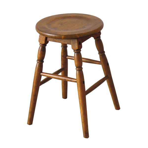 スツール hommage Low Stool ブラウン 〔組立品〕 【北海道・沖縄・離島配送不可】の通販は