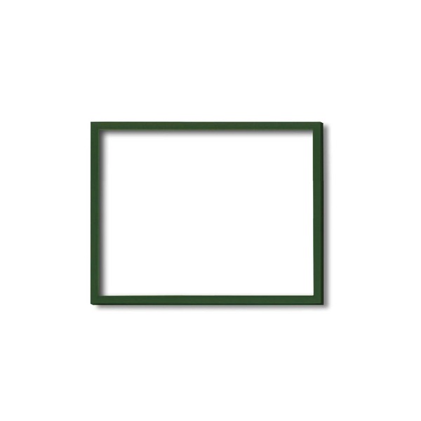 〔木製額〕色あせを防ぐUVカットアクリル ■デッサン額 太子サイズ（379×288mm）グリーン（緑）壁掛けひも付き 化粧箱入り 【北海道・沖縄・離島配送不可】の通販は 5,929円