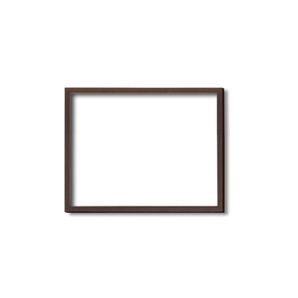 〔木製額〕色あせを防ぐUVカットアクリル ■デッサン額 太子サイズ（379×288mm）ブラウン 壁掛けひも付き 化粧箱入り 【北海道・沖縄・離島配送不可】の通販は 5,929円