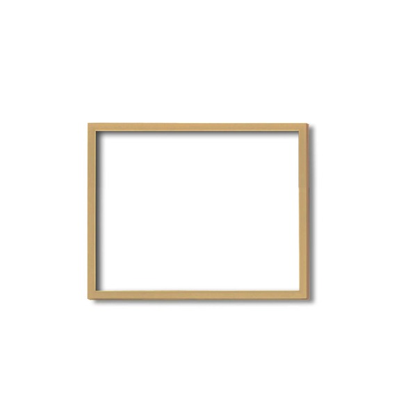 〔木製額〕色あせを防ぐUVカットアクリル ■デッサン額 太子サイズ（379×288mm）木地 壁掛けひも付き 化粧箱入り 【北海道・沖縄・離島配送不可】の通販は 5,929円