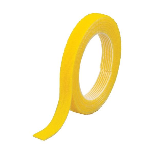 TRUSCO マジックバンド 結束テープ 両面 幅10mm×長さ30m 黄 MKT-10W-Y 1巻 【北海道・沖縄・離島配送不可】