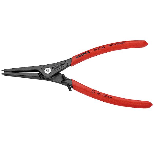 KNIPEX（クニペックス） 4931-A3 軸用精密スナップリングプライヤー 直 【北海道・沖縄・離島配送不可】
