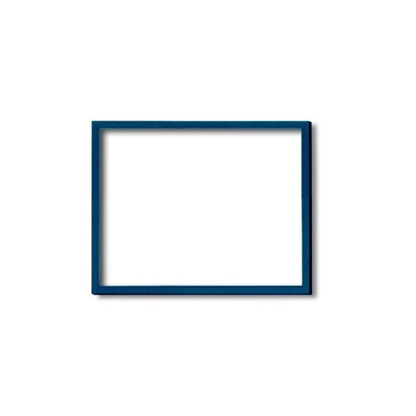 〔木製額〕色あせを防ぐUVカットアクリル ■デッサン額 太子サイズ（379×288mm）ブルー 壁掛けひも付き 化粧箱入り 【北海道・沖縄・離島配送不可】の通販は