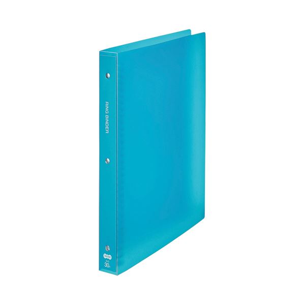 （まとめ）ジョインテックス タッグ名札 金属C名刺型横 10枚 B067J〔×2セット〕 TANOSEE30穴バインダー(透明PP表紙) A4タテ 90枚収容 背幅34mm ブルー 1セット(10冊) 【北海道・沖縄・離島配送不可】  【公式通販】