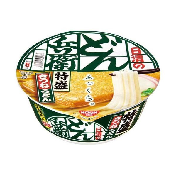(まとめ）日清食品 どん兵衛特盛 きつねうどん 12食入〔×2セット〕 【北海道・沖縄・離島配送不可】