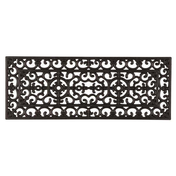 屋外用 玄関マット/ラバーマット 〔大型〕 45cm×120cm 洗える CE-9644 〔エントランス 入口〕 【北海道・沖縄・離島配送不可】