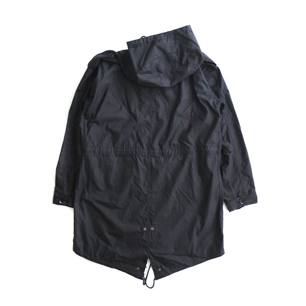 アメリカ軍「M-51」青島ライナーモッズコートシェル リバイバルモデル ブラック《XSサイズ（日本対応サイズL相当）》 【北海道・沖縄・離島配送不可】