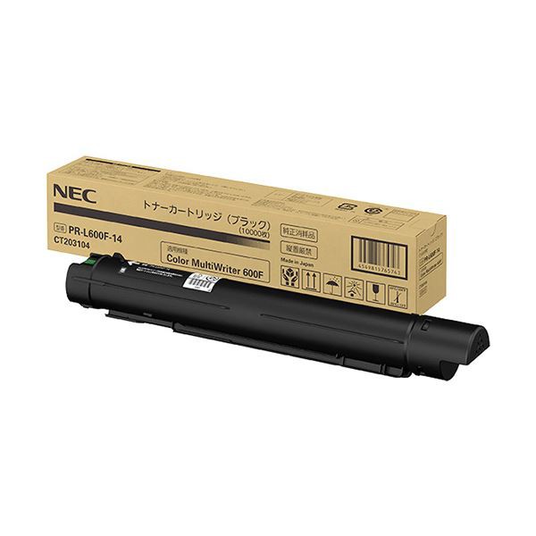 NEC トナーカートリッジ ブラックPR-L600F-14 1個の通販は 26,048円