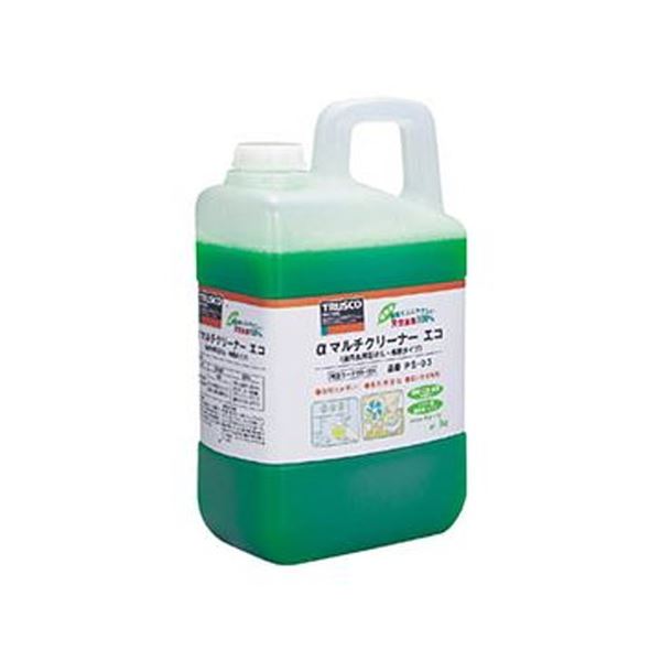 （まとめ）TRUSCO αマルチクリーナーエコ3L PS-03 1個〔×5セット〕 【北海道・沖縄・離島配送不可】