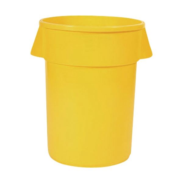 ニューウェル・ラバーメイド・ジャパン ラウンドブルートコンテナ 121.1L イエロー 263204 1個 フタ別売の通販は 17,013円