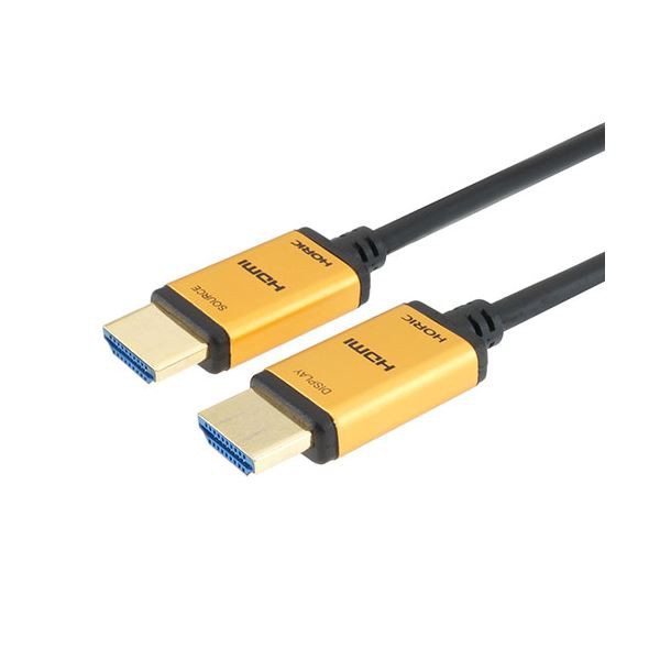ホーリック 光ファイバー HDMIケーブル 10m スタンダードタイプ ゴールド HH100-531GPの通販は