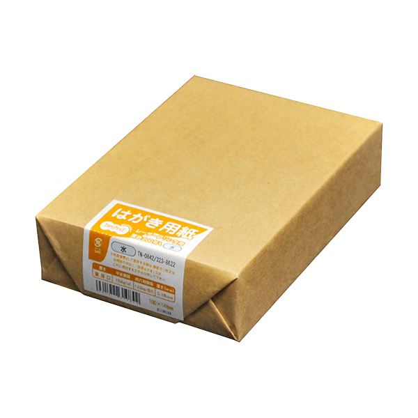 (まとめ) TANOSEE レーザープリンター用 はがきサイズ用紙 水 1冊（200枚） 〔×30セット〕 【北海道・沖縄・離島配送不可】