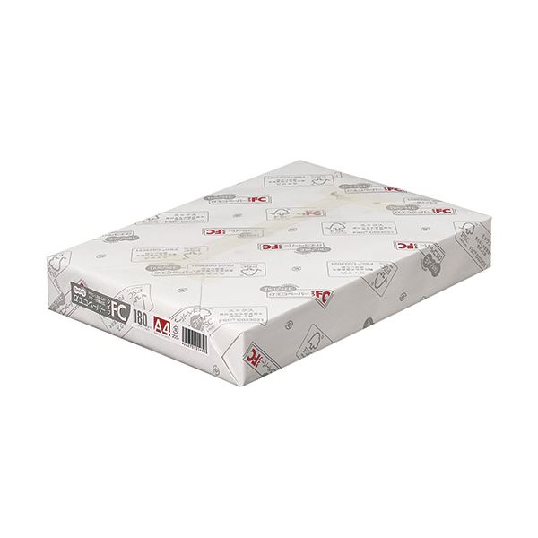 TANOSEE αエコペーパータイプFC A4 超厚口 180g 1セット（1200枚：200枚×6冊） 【北海道・沖縄・離島配送不可】