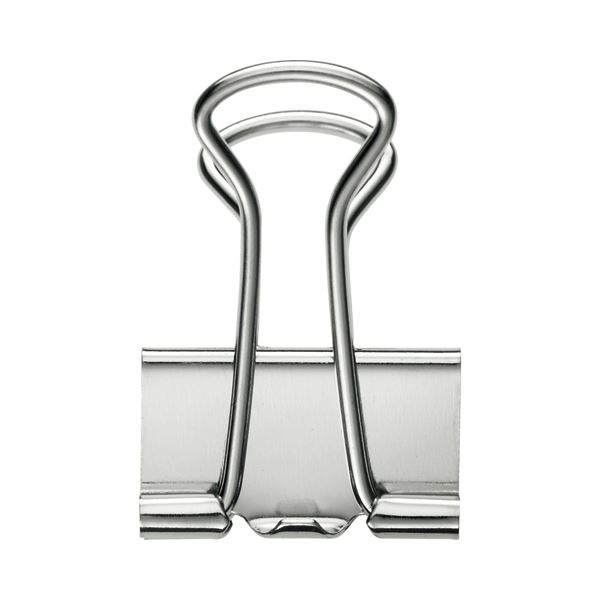 (まとめ) TANOSEE ダブルクリップ 小 口幅19mm シルバー 1箱（10個） 〔×300セット〕 【北海道・沖縄・離島配送不可】_1