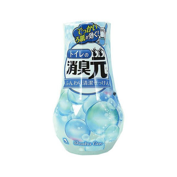 （まとめ）小林製薬 トイレの消臭元ふんわり清潔せっけん 400ml 1セット（5個）〔×5セット〕 【北海道・沖縄・離島配送不可】
