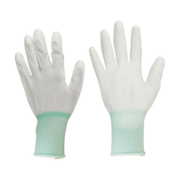 丸和ケミカル シリコン背抜き手袋 シリコンコート Mサイズ 白/グリーン 4650-M 1組(10双) 【北海道・沖縄・離島配送不可】
