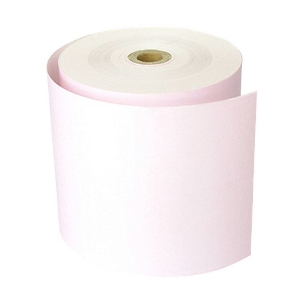 小林 カラーサーマルロール紙 80mm幅×63m巻 ピンク 23-401100-08 1箱(8巻) 【北海道・沖縄・離島配送不可】