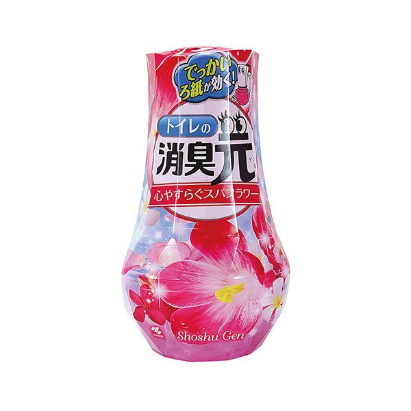 （まとめ）小林製薬 トイレの消臭元心やすらぐスパフラワー 400ml 1セット（5個）〔×5セット〕 【北海道・沖縄・離島配送不可】