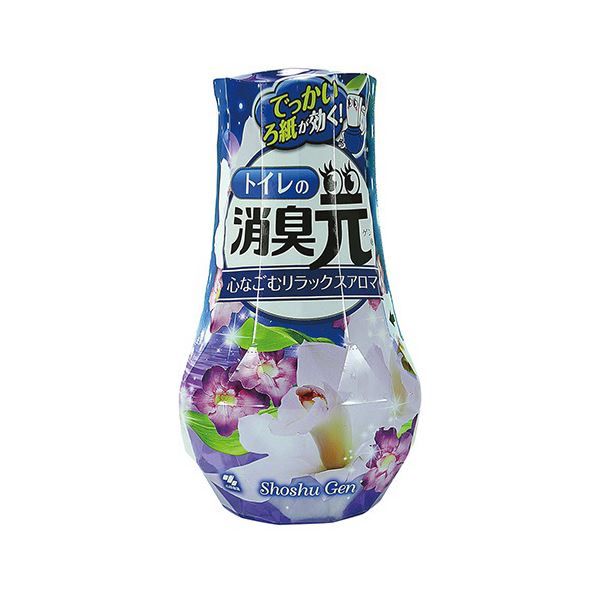 （まとめ）小林製薬 トイレの消臭元心なごむリラックスアロマ 400ml 1セット（5個）〔×5セット〕 【北海道・沖縄・離島配送不可】