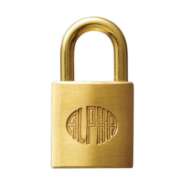 まとめ）アルファ 南京錠 #1000-20 鍵違い 1000-20 KD 1個〔×3セット