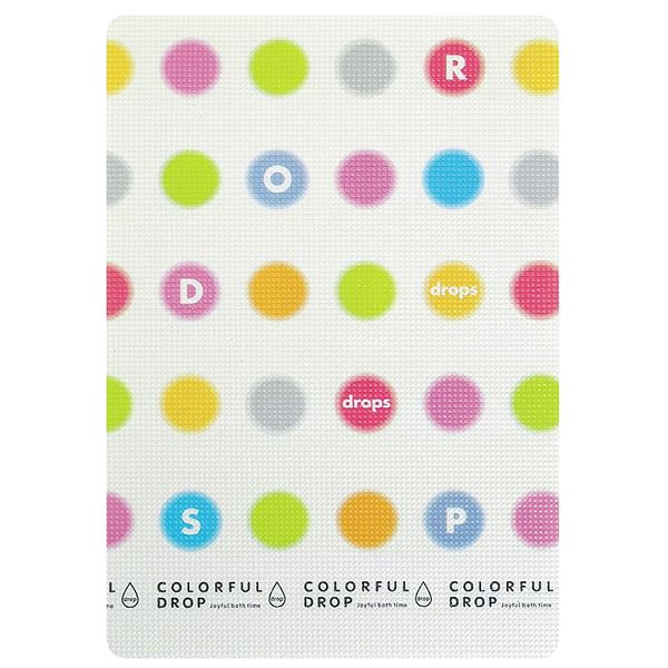 （まとめ）お風呂マット 浴室内 防カビ フロマット ハーフサイズ ドロップ （ 浴室マット バスマット ） 〔20個セット〕の通販は 15,356円