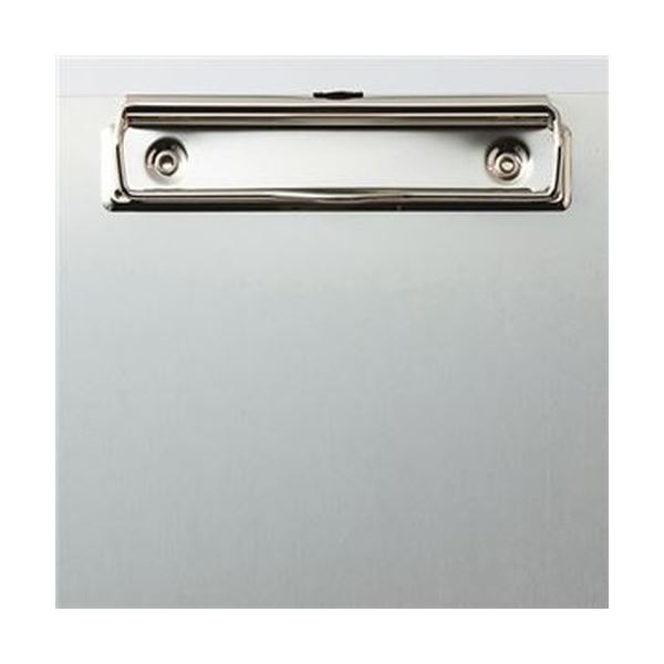 （まとめ）TANOSEE アルミクリップボードA4ヨコ 1枚〔×10セット〕 【北海道・沖縄・離島配送不可】_1