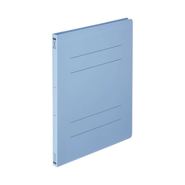 （まとめ）TANOSEE フラットファイル（再生PP） A4タテ セミワイド 150枚収容 背幅18mm ブルー 1パック（5冊） 〔×10セット〕の通販は