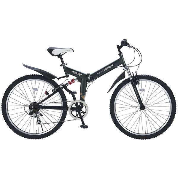 M-672 AE 折畳ATB26・6SP・Wサス アーミーグリーン（GR）の通販は