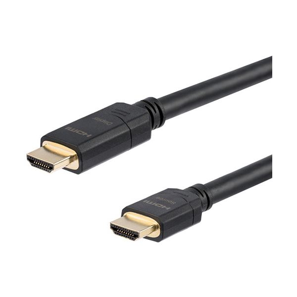 StarTech.com ハイスピードHDMIアクティブケーブル（信号増幅回路内蔵） オス/オス Ultra HD 4K2K対応 ブラック 20mHDMM20MA 1本 【北海道・沖縄・離島配送不可】