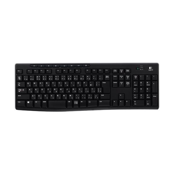 （まとめ）ロジクール WirelessKeyboard ブラック K270 1台〔×2セット〕 【北海道・沖縄・離島配送不可】