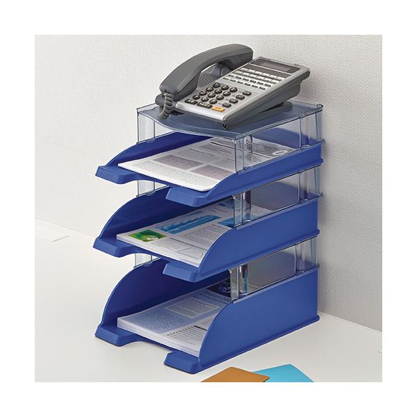 （まとめ） ライツ レタートレー スタンダードクリア A4 5227-10-03 1個 〔×5セット〕の通販は