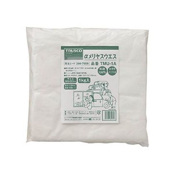 (まとめ)TRUSCO αメリヤスウエス 1kgTMU-1A 1袋〔×3セット〕の通販は