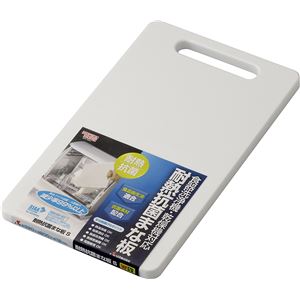 〔15個セット〕 耐熱抗菌 まな板/カッティングボード 〔S ホワイト〕 約幅27cm 塩素漂白 食洗機対応 リス 〔台所〕 【北海道・沖縄・離島配送不可】