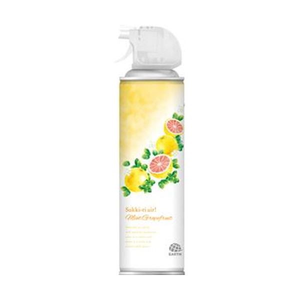 （まとめ）アース製薬 トイレのスッキーリエア！ミントグレープフルーツ 350ml 1セット（3本）〔×10セット〕 【北海道・沖縄・離島配送不可】の通販は消臭剤