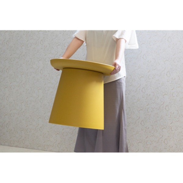 ラウンドテーブル S イエロー 組立品