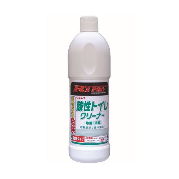 (まとめ) リンレイ RS PRO 酸性トイレクリーナー 800ml 1本 〔×20セット〕 【北海道・沖縄・離島配送不可】