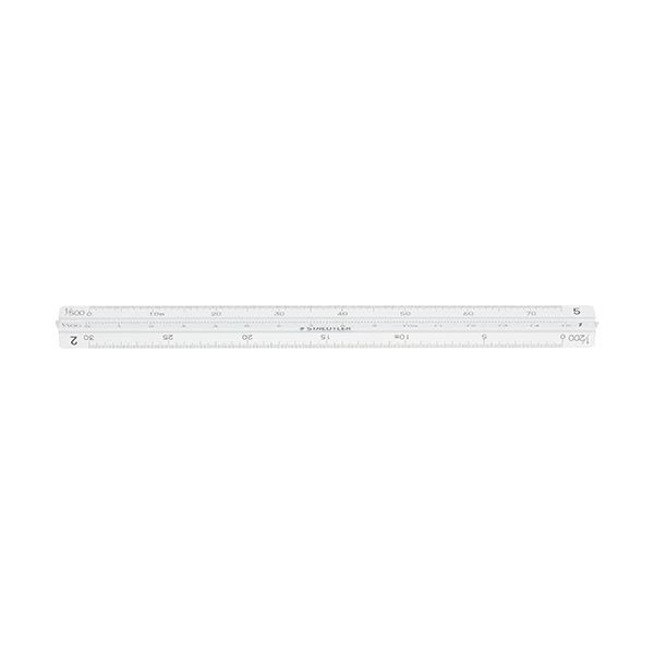 （まとめ）ステッドラー フルアルミ三角スケールポケット型 一般用 15cm 987 15-11 1個〔×5セット〕 【北海道・沖縄・離島配送不可】