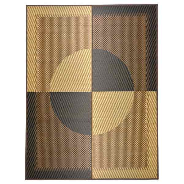 裏付き 国産 い草ラグマット 〔191×250cm〕 日本製 抗カビ 消臭 防滑 ホットカーペット可 『月光』 〔リビング〕の通販は