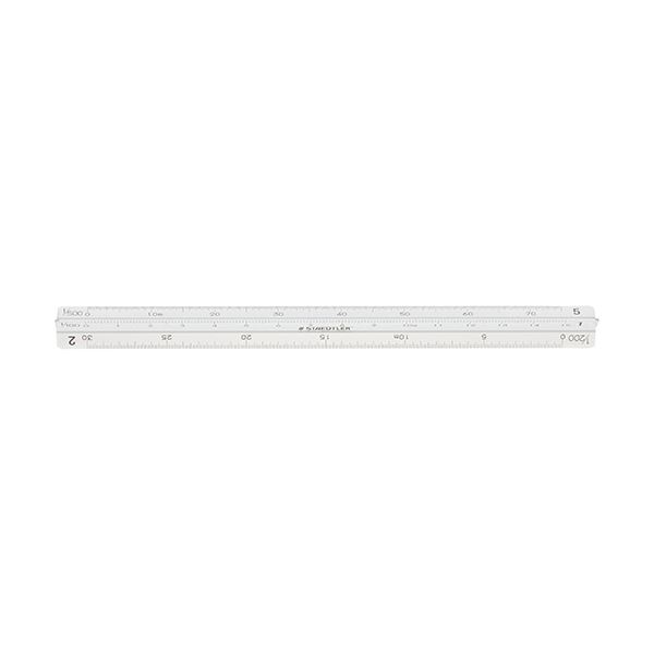 （まとめ）ステッドラー フルアルミ三角スケールポケット型 土地家屋調査士用 15cm 987 15-12 1個〔×5セット〕 【北海道・沖縄・離島配送不可】