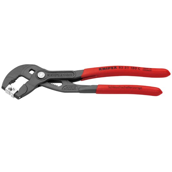 KNIPEX（クニペックス） 8551-180C ホースクリッププライヤー （SB） 【北海道・沖縄・離島配送不可】