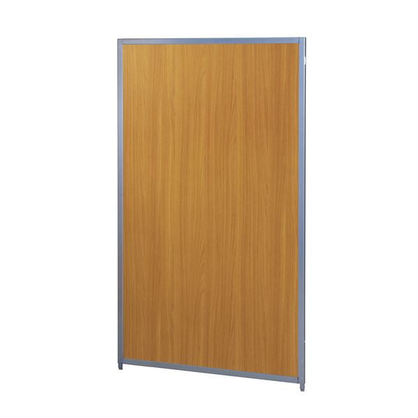 マグネットパーテーション/衝立 〔ナチュラル〕 幅900×奥行20×高さ1525mm スチール製 〔リビング ダイニング〕 完成品 【北海道・沖縄・離島配送不可】