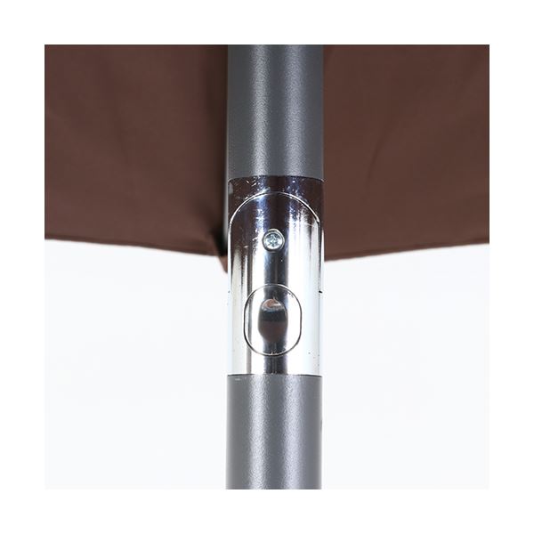 アルミパラソル 270cm ブラウン 【北海道・沖縄・離島配送不可】 アルミパラソル 270cm ブラウン 【北海道・沖縄・離島配送不可】