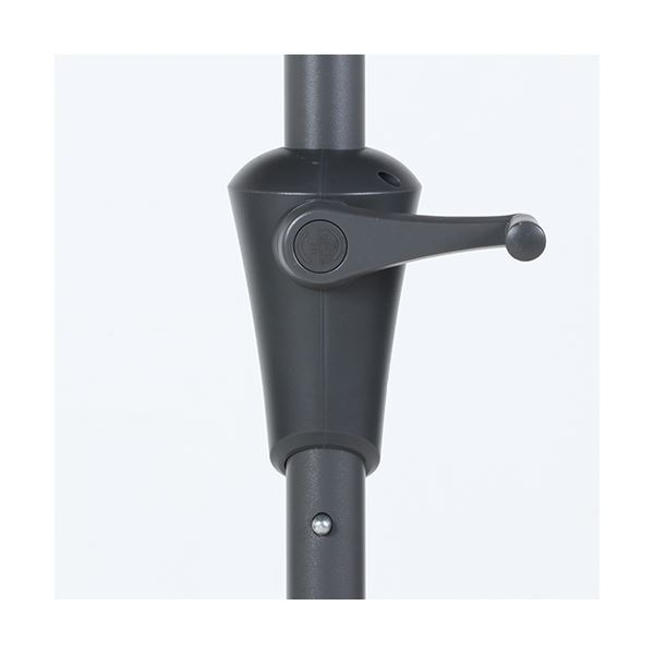 アルミパラソル 270cm ブラウン 【北海道・沖縄・離島配送不可】